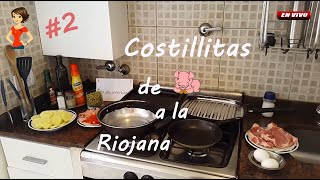 Receta 2  Costillas de cerdo a la riojana [upl. by Roberson]