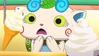 Yo Kai Watch  Komasan And Komajiro Goes To A FastFood Restaurant [upl. by Nette381]