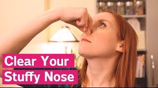 How To Clear A Stuffy Nose Instantly [upl. by Swift]