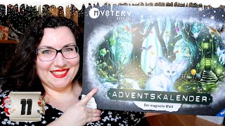 UNBOXING Ravensburger Adventskalender  Der magische Wald  Tag 11  Wolle und Runen [upl. by Sherar]