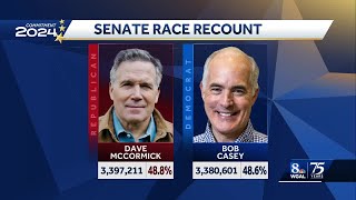 Casey vs McCormick Pennsylvanias US Senate recount [upl. by Schlicher]