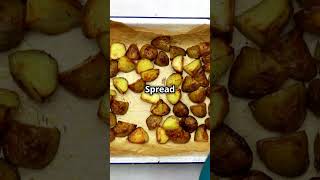 Crispy Roast Potatoes Hack 🥔🔥 recipe kitchentips cookingshorts food shorts cooking [upl. by Ymorej]