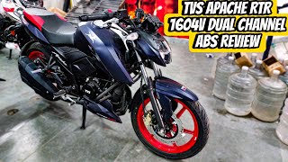 2024 TVS Apache 1604v Dual Channel ABS BS7 E20  Full Review  Is it better then Pulsar N160 [upl. by Repinuj]