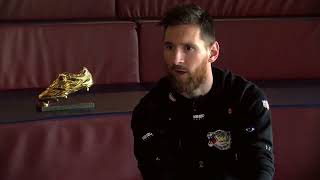 MESSI HABLA SOBRE CRISTIANO RONALDO [upl. by Culbertson]