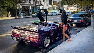 Supercars Return to Beverly Hills The Poverty Monaco Experience [upl. by Eiknarf620]