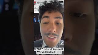 REPORT Lakers interested in Wendell Carter Jr [upl. by Spears135]