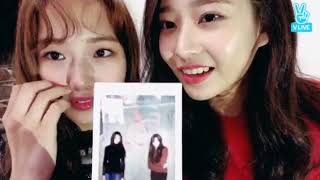 Deleted V LIVE 171116 크리샤츄 컴백 최초 스포일러🛳🛳🎉🎉 Feat 김민주 [upl. by Nohtanhoj]