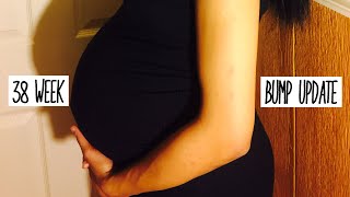 TEEN MOM 38 WEEK BUMP UPDATEBELLY SHOT Pregnant at 18 [upl. by Malca]