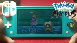 Pokémon Legendas de Arceus 7 Trozo de losa y Pantanal Carmesí  Nintendo Switch Lite [upl. by Marje]