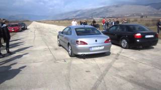 peugeot 406 coupe 30 V6 VS audi a4 B6 18T quattro [upl. by Schmeltzer569]