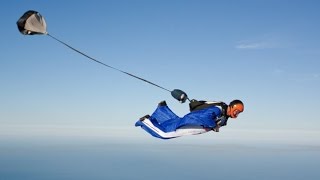 SlowMotion Wingsuit Parachute Deployment [upl. by Hunley]