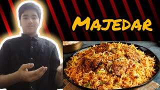 Majedar Theke Wali Biryani Ahmed Vlogs [upl. by Yartnoed]