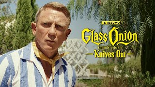 GLASS ONION UN MISTERIO DE KNIVES OUT  RESUMEN en 12 minutos  NETFLIX [upl. by Ahsaek]