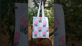 DIY Tote Bag  Fabric Painting  Fevicryl Hobby Ideas [upl. by Archy]