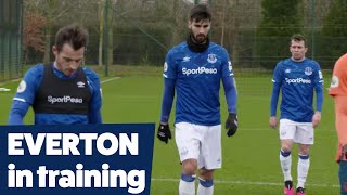 ANDRÉ GOMES PLAYS IN BEHINDCLOSEDDOORS GAME  EVERTON IN TRAINING [upl. by Taub]