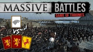 Game of Thrones  House Lannister Sieges the North Massive Battles [upl. by Anihtyc3]