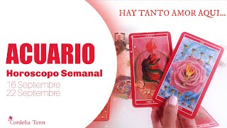 ⭐️ACUARIO ESTA CONFESION DE AMOR TE DEJARA CON LA BOCA ABIERTA😮🔥 Horóscopo  Tarot Semanal Cordelia [upl. by Anerehs506]