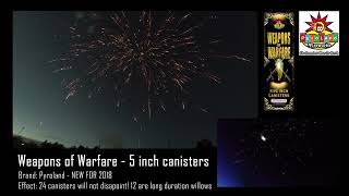 Weapons of Warfare  5 Inch Shells  Pyroland Fireworks [upl. by Tansy312]