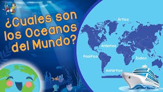 Océanos del Mundo Videos Educativos para Niños [upl. by Mad]