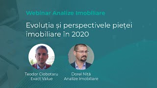 Evolutia si perspectivele pietei imobiliare in 2020  Webinar Analize Imobiliare [upl. by Uta]