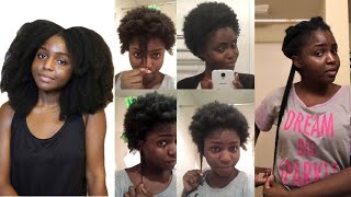 MY 4C HAIR GROWTH OVER THE YEARS FROM BIG CHOP [upl. by Burgess]