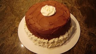 Chocolate Buttercream Dark Chocolate FrostingIcing by Diane Lovetobake [upl. by Kostival]