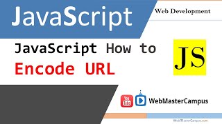 JavaScript How to Encode URL [upl. by Publia]