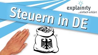 Steuern in Deutschland einfach erklärt explainity® Erklärvideo [upl. by Ynohtnaeoj573]