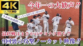 【サヨナラへ「さあ行こうか」】最終戦をサヨナラで締める超絶劇的勝利 9回裏の攻撃ノーカット映像 東京ヤクルトスワローズ 阪神タイガース 2023104 [upl. by Derwin]