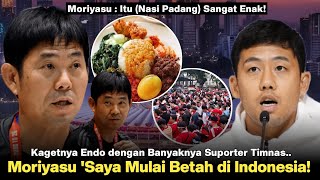 🔴 MORIYASU MAKANAN APA INI KOK ENAK Endo Puji Suporter Timnas yang ramah Bahrain Kian Terpojok [upl. by Nordek]