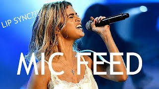 Selena Gomez  Wolves  AMAs LIVE FEED Guitar  Vocals  MIC FEED [upl. by Barsky]