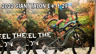 2022 GIANT TALON E 1 29 ELECTRIC BIKE [upl. by Ahsead550]