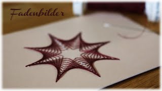 Fadenbilder  DIY  String Art [upl. by Egan]