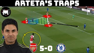 How Arteta Dominated Chelsea  Tactical Analysis  Arsenal 5 Five 0 Chelsea [upl. by Eelirol]