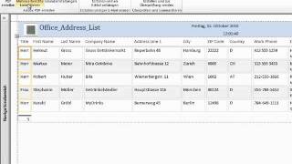PDF aus Microsoft Access  Episode 109 [upl. by Repinuj]