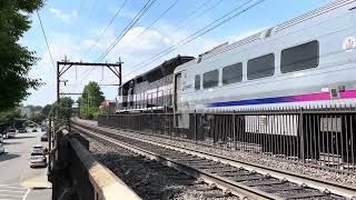 NJDOT Heritage Unit 4101 Departs Madison NJ [upl. by Latnahc]