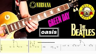 Top 5 Simple Guitar Solos For Beginners Performed by Karl Golden [upl. by Ulberto926]