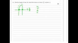 M1  Jan 2012  Edexcel Mechanics 1  Question 5 [upl. by Mckinney]