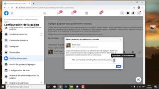 Publicación Cruzada en Paginas de Facebook [upl. by Melar]