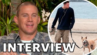 DOG Interview  Channing Tatum Gets Emotional Remembering His Dog Lulu [upl. by Kilian]