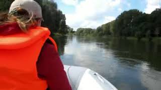 Talamex Schlauchboot Highline HLX350 Suzuki DF15AS auf der Weser [upl. by Annaihs540]