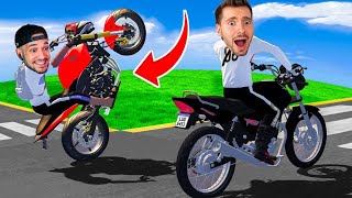 Aprendi a dar GRAU DE MOTO com o GQ Games MX BIKES [upl. by Caniff]