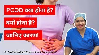 PCOD क्या होता हैं क्यों होता है जानिए कारण expert से  shaifalidadhich2647 gynecologist pcod [upl. by Geerts457]