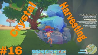 My Time at Portia Crystal Harvesting and finishing the Dee Dee car quotLets Play ep16 [upl. by Azitram561]