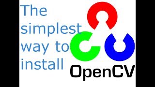 How to install opencv for python with Contrib packages  Simplest method [upl. by Retseh]