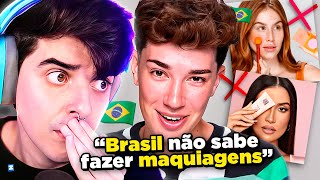 James Charles DETONA maquiagem brasileira Mari Maria e Boca Rosa em polêmica [upl. by Takeo]