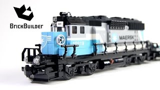 Lego Trains 10219 Maersk Train  Lego Speed Build [upl. by Chloras]