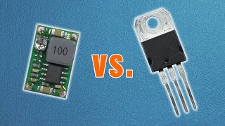 Buck converter vs linear voltage regulator  practical comparison [upl. by Aicilec]