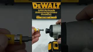 Impact Driver Attachment Tool  DeWalt MAXFIT 10x Magnetic Bit Sleeve Tools2Work DeWalt MAXFIT [upl. by Esiuqcaj]