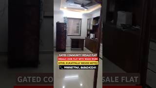 RealestateNews Furnished Resale 2 Bhk Flat for Sale KPHB KUKATPALLY TrendingShorts ResaleFlats [upl. by Riay]